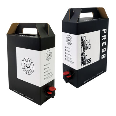 Sac en plastique personnalisé dans un emballage en boîte conçu pour répondre aux diverses exigences de l'industrie en matière de manipulation et de stockage des liquides
