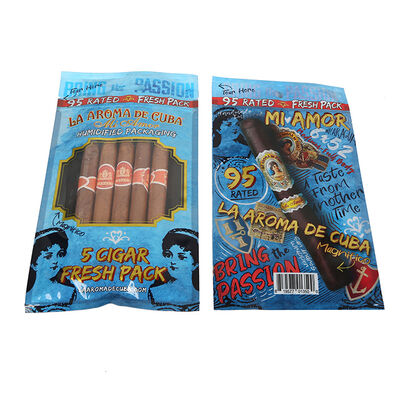 MOPP VMPET sac d'emballage de cigares PE tamper caractéristiques évidentes pour améliorer la sécurité et la confiance des consommateurs dans les cigares emballés