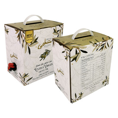 Sans sac à bec dans des boîtes contenant des contenants 5L 10L 20L 25L et 220L, adaptées aux solutions d'emballage liquide