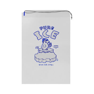 Sac à cordon en polyéthylène haute densité Sacs solides à cordon Parfait pour l'emballage industriel, le stockage et la manutention