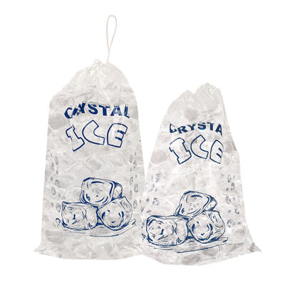 Sac à cordon en polyéthylène haute densité Sacs solides à cordon Parfait pour l'emballage industriel, le stockage et la manutention