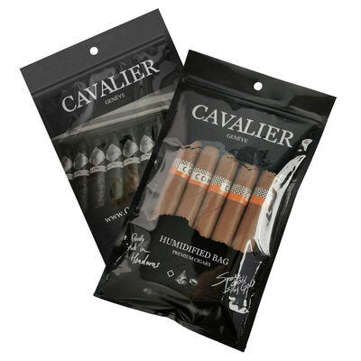 Sacs à cigares légers et compacts en plastique, sacs transparents refermables conçus pour maintenir la fraîcheur des cigares