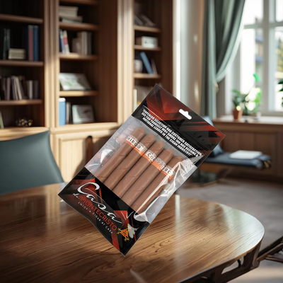 0.09mm Matériaux Sacs pour cave à cigares avec feuille d'humidité intérieure Options de couleur personnalisées conçus pour la conservation des cigares