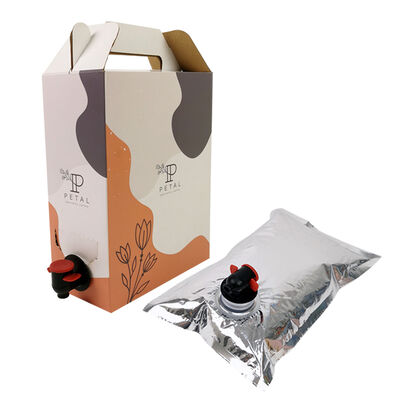 20L 25L 220L 5L 10L Capacity Customized BIB Bags in Box Leak Resistant Packaging for Beverage Food and Chemical Liquids