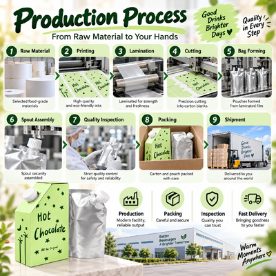 handle square juice bags in box packaging combining user friendly features and sturdy materials for juice packaging solutions
