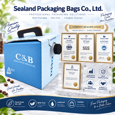 Bag In Box Container Square Rectangular Durable Packaging Solution for Liquid Storage and Transport