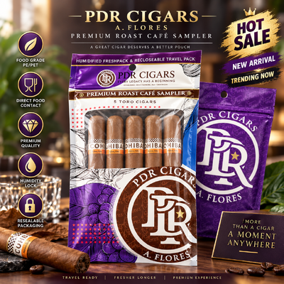Lightweight And Compact Humidified Cigar Bags Featuring Tear-resistant And Puncture-resistant Materials For Cigar Freshness