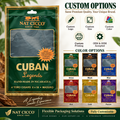 Tear resistant and puncture resistant Cigar Humidor Bags capable of storing 5 cigars offering protection against damage
