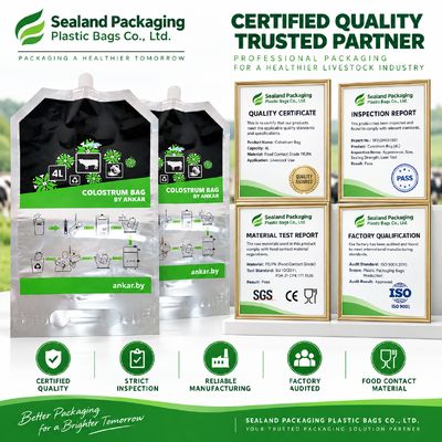 Sac à bec debout OEM échantillon gratuit solution d'emballage flexible adaptée aux jus, à l'eau et aux produits liquides