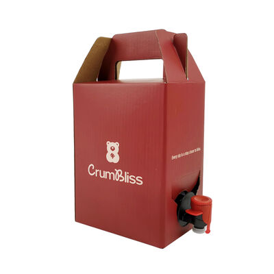 Bag In Box Featuring Spout Accessory ISO SGS Certified Ideal for Safe Liquid Transport and Storage