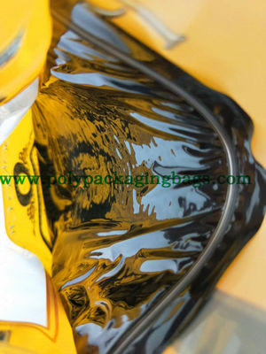 Fermeture à glissière Sacoche d'emballage de tabac humidifié Sacoches de voyage Sacoches en plastique Enveloppes d'emballage de cigare Sacoche avec trou et fenêtre