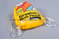sac à dos en plastique de cordon de PE de 40L 0.05mm pour des sachets en plastique de cordon d'habillement