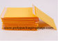 Enveloppe jaune de sac d'expédition de papier d'emballage de mousse de polythène