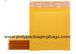 Enveloppe jaune de sac d'expédition de papier d'emballage de mousse de polythène