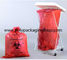 sacs de déchets biodégradables de cordon du PE 200um