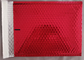 Sac brillant rouge Logo Customized Dimension Tolerance ±0.2 de courrier de bulle