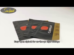 Sacs humidificateurs pour cigares frais classiques noirs Taille W140xL250mm