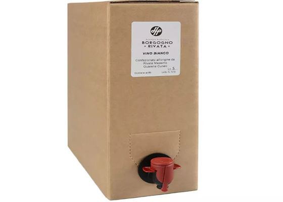 Sac aseptique de BAVOIR de conditionnement en plastique dans la boîte 20 litres pour la boisson de vin