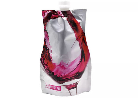 Sac de bavoir de bec d'huile de kola de vin de café sac d'emballage dans de boîte valve 1L/3L avec la broche