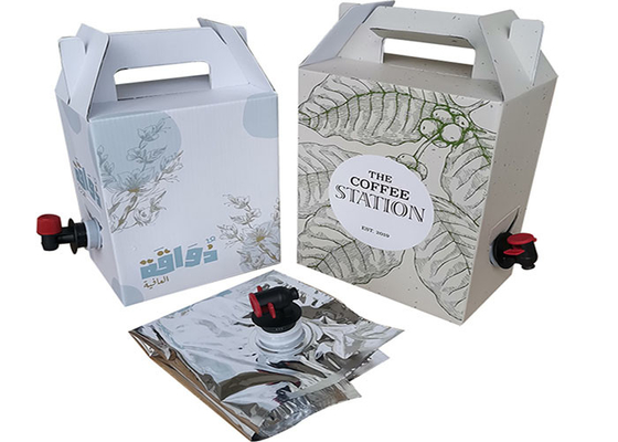 Sac aseptique de vin/jus/eau potable dans la boîte, sacs de BAVOIR avec le robinet de Vitop
