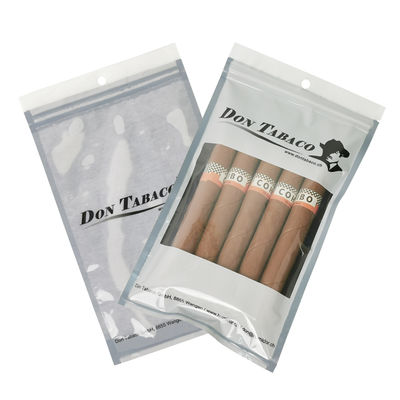 Sac d'humidité de cigare durable et réutilisable personnalisé avec fermeture à glissière New Age Produit d'emballage et d'impression pour cigares
