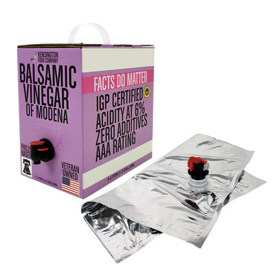 Sac à biberon en aluminium transparent sur mesure 5L emballage de jus de boisson sac à vin en boîte