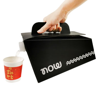 Logo personnalisé Impression 1L 2L 3L 5L 10L Café jetable Boisson de vin Sac BIB en boîte Dispenser Café à emporter Sac aseptique en boîte