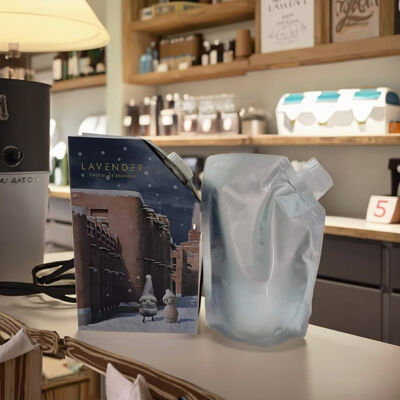 Sac certifié ISO SGS dans une boîte d'impression personnalisée offrant des emballages rectangulaires carrés et des solutions de stockage de liquides sûrs