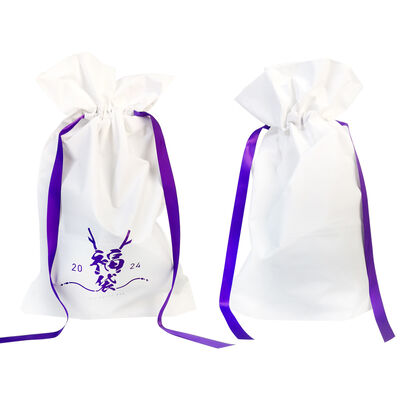 Échantillon gratuit Sacs en plastique à corde à tirer Solution d'emballage jetable adapté au stockage et à l'organisation de la vente au détail d'aliments