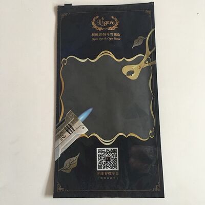 Sacs en plastique de cigares de 009 mm conçus avec des matériaux résistants aux déchirures et aux perforations pour protéger les cigares pendant le transport
