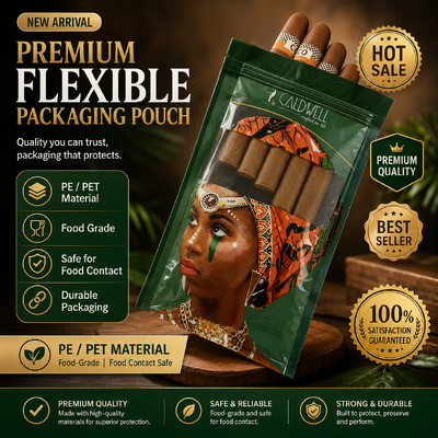 Sacs pour cave à cigares fabriqués en TPU PE de qualité alimentaire avec fermeture à glissière offrant un stockage hermétique et un maintien de l'humidité