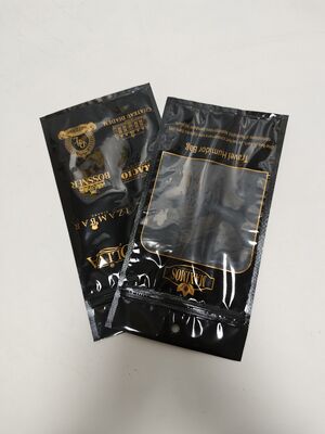 Cigars hydratants Sac à fermeture à glissière en plastique Sac à humidateur de cigares Volume 5 Cigars de qualité alimentaire TPU PE Sceau étanche protège l'arôme