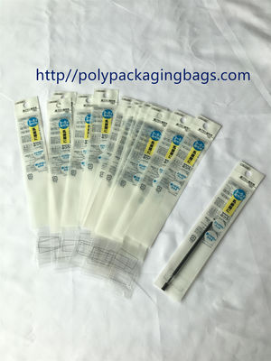 Recharge composée auto-adhésive adaptée aux besoins du client de tête de carte de couleur de sachets en plastique d'OPP