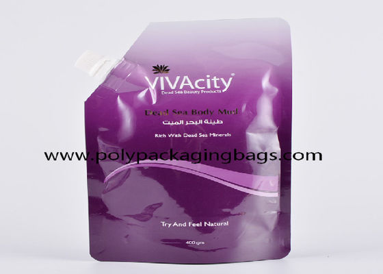 10 sacs de bec liquide autosuffisant d'impression de gravure de couleurs tiennent le sac avec le bec pour le détergent